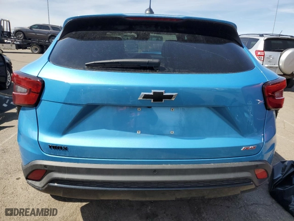 2025 Chevrolet Trax 1RS with VIN KL77LGEP9SC087304, listed as a Copart auction lot 48791135 with NaN miles and Salvage Title. Bid and sale history available at carsss.com. Image 6.