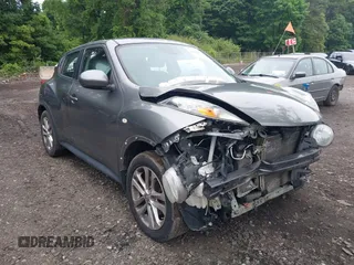 2014 Nissan Juke Nismo with VIN JN8AF5MV8ET355613, listed as a IAAI auction lot 42492650 with 96,857 mi miles and . Bid and sale history available at DreamBid. Image 1.