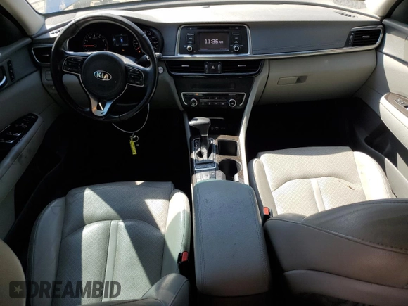 2016 Kia Optima EX with VIN 5XXGU4L31GG083964, listed as a Copart auction lot 52902845 with 119,115 mi miles and Salvage Title. Bid and sale history available at carsss.com. Image 8.