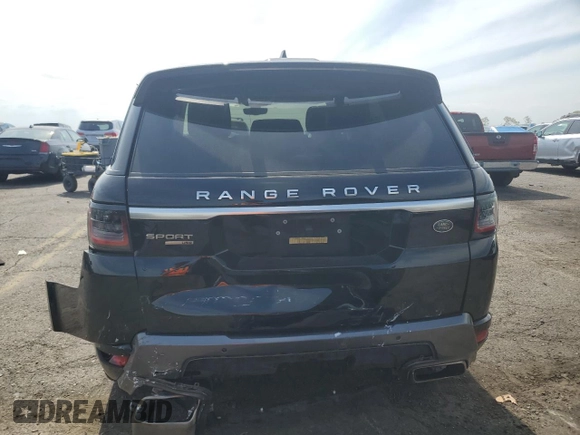 2019 Land Rover Range Rover Sport HSE with VIN SALWR2RV9KA829312, listed as a Copart auction lot 56525735 with 99,498 mi miles and Salvage title. Bid and sale history available at DreamBid. Image 6.
