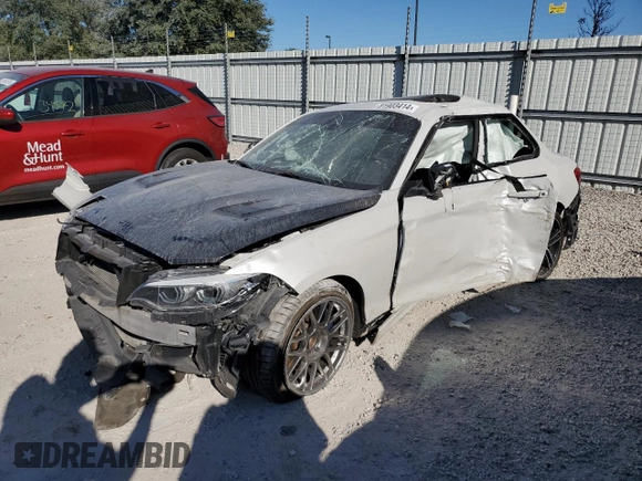 2018 BMW 2 Series M240i with VIN WBA2J5C51JVC07558, listed as a Copart auction lot 81903414 with 0 mi miles and Non Repairable. Bid and sale history available at carsss.com. Image 1.