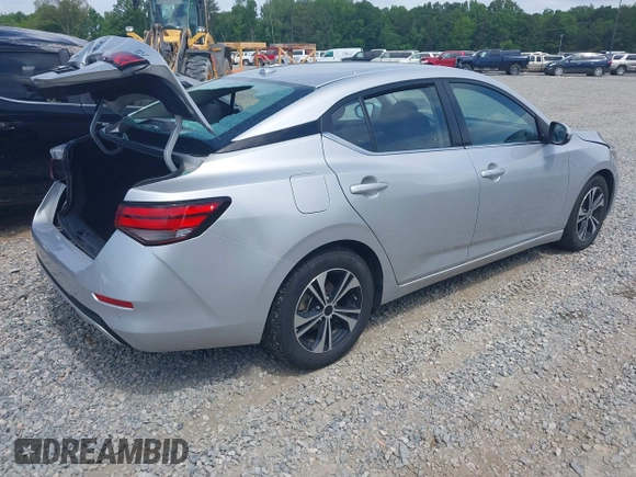 2023 Nissan Sentra SV with VIN 3N1AB8CV8PY295288, listed as a IAAI auction lot 42120157 with 55,318 mi miles. Bid and sale history available at carsss.com. Image 4.
