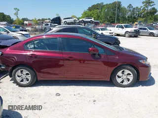 2014 Honda Civic Sedan LX with VIN 19XFB2F57EE246612, listed as a IAAI auction lot 41984108 with 13,656 mi miles. Bid and sale history available at carsss.com. Image 13.