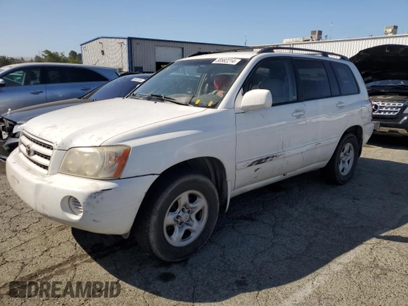 2001 Toyota Highlander z VIN JTEGD21A010017240, wystawiony jako Copart lot #58582214 z przebiegiem 219 332 mil mil oraz Szkoda całkowita • Salvage title. Historia ofert i sprzedaży dostępna na DreamBid. Obrazek 1.