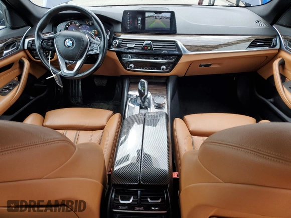 2018 BMW 5 Series 530i xDrive with VIN WBAJA7C51JWC74971, listed as a Copart auction lot 51348035 with 161,737 mi miles and Clean Title. Bid and sale history available at DreamBid. Image 8.