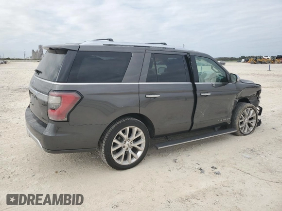 2018 Ford Expedition Platinum with VIN 1FMJU1MT0JEA50142, listed as a Copart auction lot 76636394 with 138,469 mi miles and Salvage Title. Bid and sale history available at carsss.com. Image 3.