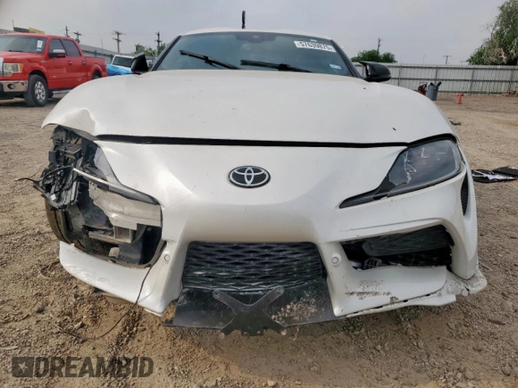 2020 Toyota Supra 3.0 with VIN WZ1DB4C04LW032225, listed as a Copart auction lot 57639875 with Not provided miles and Salvage title. Bid and sale history available at DreamBid. Image 5.