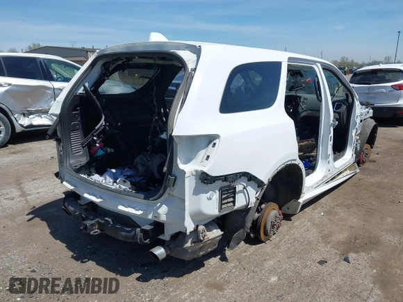 2017 Dodge Durango R/T with VIN 1C4SDJCT9HC753058, listed as a IAAI auction lot 42154968 with Not provided miles and . Bid and sale history available at DreamBid. Image 4.