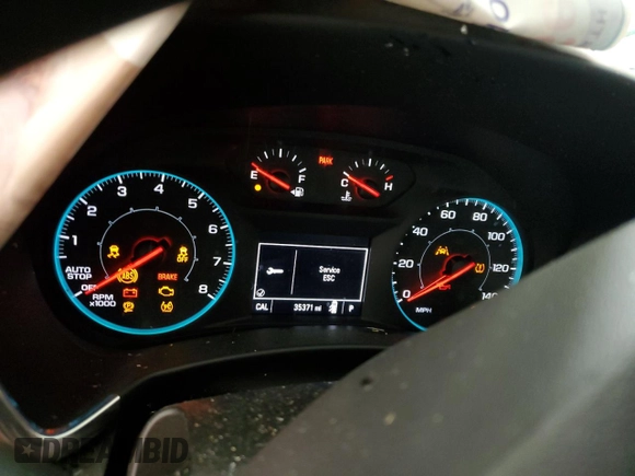 2020 Chevrolet Equinox LS z VIN 2GNAXHEV8L6259843, wystawiony jako Copart lot #57400365 z przebiegiem 35 371 mil mil oraz Czysty tytuł • Clean title. Historia ofert i sprzedaży dostępna na DreamBid. Obrazek 9.