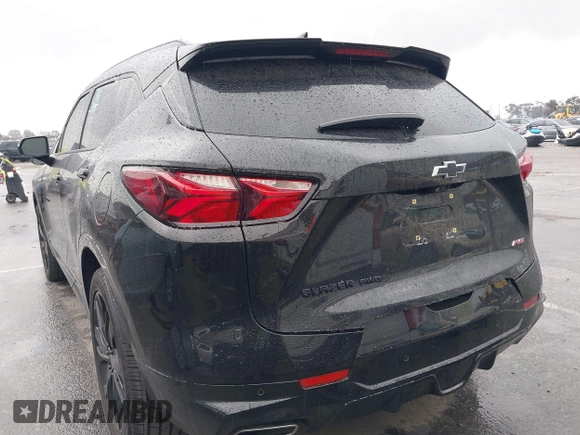 2019 Chevrolet Blazer RS with VIN 3GNKBJRS6KS639242, listed as a IAAI auction lot 41736164 with 109,083 mi miles and . Bid and sale history available at DreamBid. Image 3.