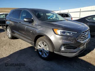 2019 Ford Edge Titanium with VIN 2FMPK4K97KBB81624, listed as a Copart auction lot 46874745 with 50,886 mi miles and Salvage Title. Bid and sale history available at carsss.com. Image 4.
