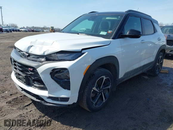 2022 Chevrolet TrailBlazer RS with VIN KL79MUSL8NB021892, listed as a IAAI auction lot 41781796 with 30,522 mi miles. Bid and sale history available at carsss.com. Image 17.