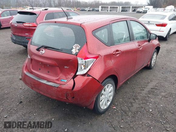 2016 Nissan Note S with VIN 3N1CE2CP6GL400258, listed as a IAAI auction lot 41858000 with 72,777 mi miles and . Bid and sale history available at DreamBid. Image 4.