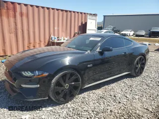 2018 Ford Mustang GT with VIN 1FA6P8CF0J5179879, listed as a Copart auction lot 57986645 with 63,354 mi miles and Salvage title. Bid and sale history available at DreamBid. Image 1.