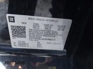 2018 Cadillac Escalade ESV Premium Luxury z VIN 1GYS4JKJ4JR396272, wystawiony jako IAAI lot #41662967 z przebiegiem 67 865 mil mil oraz . Historia ofert i sprzedaży dostępna na DreamBid. Obrazek 9.