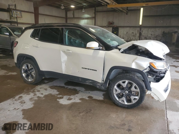 2018 Jeep Compass Limited with VIN 3C4NJDCB5JT373014, listed as a Copart auction lot 57285935 with 85,195 mi miles and Salvage title. Bid and sale history available at DreamBid. Image 4.