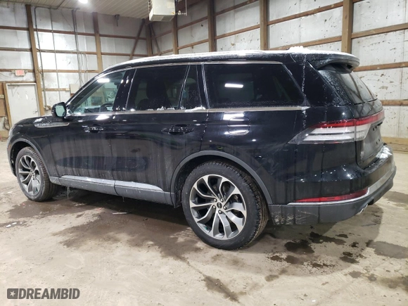 2025 Lincoln Aviator Reserve with VIN 5LM5J7XC4SGL06181, listed as a Copart auction lot 88493145 with 8,226 mi miles and Salvage Title. Bid and sale history available at carsss.com. Image 2.