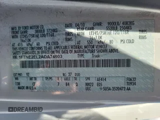 2010 Ford Econoline Cargo Commercial z VIN 1FTNE2EL2ADA74603, wystawiony jako IAAI lot #42511184 z przebiegiem 161 715 mil mil oraz . Historia ofert i sprzedaży dostępna na DreamBid. Obrazek 29.