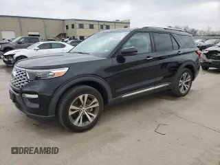 2020 Ford Explorer Platinum z VIN 1FM5K8HC0LGA60137, wystawiony jako Copart lot #87540635 z przebiegiem 24 929 mil mil oraz Szkoda całkowita • Salvage title. Historia ofert i sprzedaży dostępna na DreamBid. Obrazek 1.