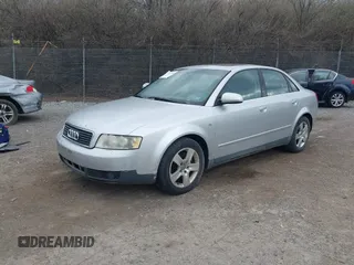 2002 Audi A4 3.0L with VIN WAULT68E12A157442, listed as a IAAI auction lot 41867304 with 124,185 mi miles. Bid and sale history available at carsss.com. Image 2.