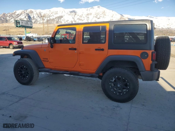 2012 Jeep Wrangler Unlimited Sport with VIN 1C4BJWDG4CL273736, listed as a Copart auction lot 47252685 with 100,035 mi miles and Clean Title. Bid and sale history available at carsss.com. Image 2.