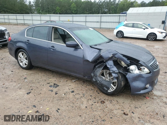 2011 Infiniti G25 with VIN JN1DV6AP5BM602330, listed as a Copart auction lot 56506515 with 193,996 mi miles and Salvage title. Bid and sale history available at DreamBid. Image 4.
