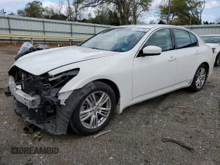 2012 Infiniti G25 Sedan Journey with VIN JN1DV6AP5CM813125, listed as a Copart auction lot 52281745 with 88,525 mi miles and Salvage Title. Bid and sale history available at carsss.com. Image 1.