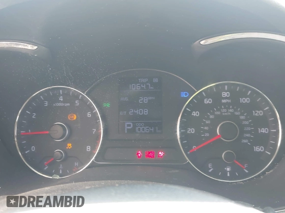 2015 Kia Forte LX with VIN KNAFK4A68F5364092, listed as a IAAI auction lot 41812358 with 100,682 mi miles. Bid and sale history available at carsss.com. Image 7.