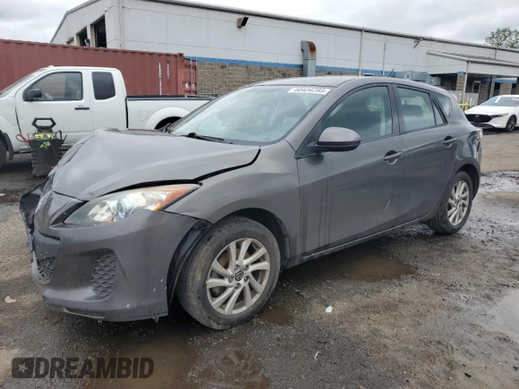 2013 Mazda 3 i Touring with VIN JM1BL1LP3D1842264, listed as a Copart auction lot 58434285 with 110,129 mi miles and Salvage title. Bid and sale history available at DreamBid. Image 1.
