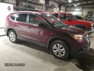 2013 Honda CR-V EX-L with VIN 5J6RM4H74DL052377, listed as a Copart auction lot 48051335 with 143,229 mi miles and Salvage Title. Bid and sale history available at carsss.com. Image 4.