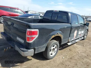 2009 Ford F-150 XL with VIN 1FTPW12V89FB42814, listed as a IAAI auction lot 41831105 with 234,982 mi miles. Bid and sale history available at carsss.com. Image 4.