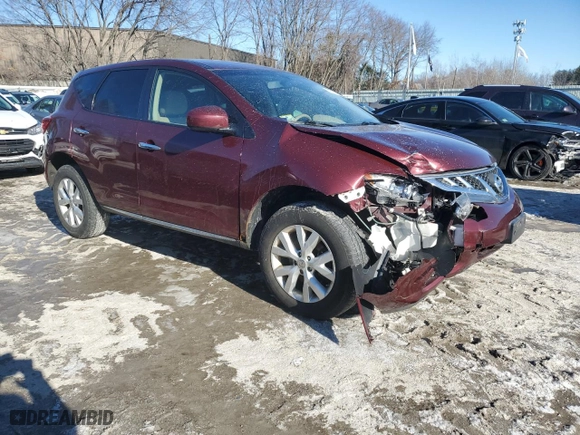 2012 Nissan Murano LE with VIN JN8AZ1MW8CW239851, listed as a Copart auction lot 43124005 with 152,165 mi miles and Clean Title. Bid and sale history available at carsss.com. Image 4.