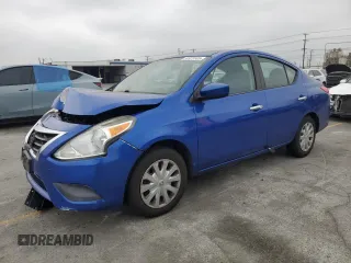 2016 Nissan Versa S with VIN 3N1CN7APXGL808455, listed as a Copart auction lot 59929105 with 87,412 mi miles and Salvage title. Bid and sale history available at DreamBid. Image 1.