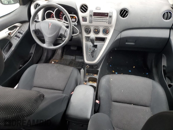 2009 Pontiac Vibe with VIN 5Y2SM67089Z409880, listed as a Copart auction lot 44072155 with 121,158 mi miles and Salvage Title. Bid and sale history available at carsss.com. Image 8.