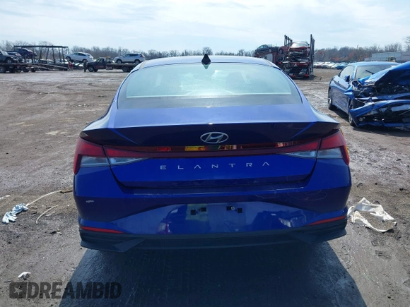 2023 Hyundai Elantra SEL with VIN KMHLS4AG3PU500887, listed as a IAAI auction lot 41908373 with 35,067 mi miles and . Bid and sale history available at DreamBid. Image 16.