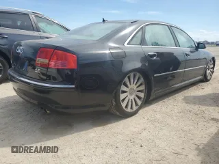 2007 Audi A8 L 4.2L with VIN WAUMV44E57N025714, listed as a Copart auction lot 75834674 with 0 mi miles and Salvage Title. Bid and sale history available at carsss.com. Image 3.