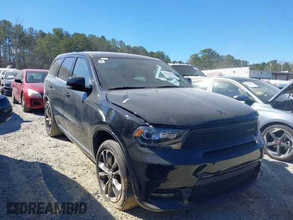 2019 Dodge Durango GT Plus with VIN 1C4RDHDG5KC721398, listed as a IAAI auction lot 41697019 with 105,620 mi miles and . Bid and sale history available at carsss.com. Image 13.