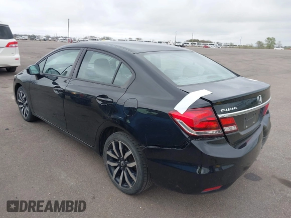 2015 Honda Civic EX-L z VIN 19XFB2F93FE066953, wystawiony jako IAAI lot #42177521 z przebiegiem 141 486 mil mil oraz . Historia ofert i sprzedaży dostępna na DreamBid. Obrazek 3.