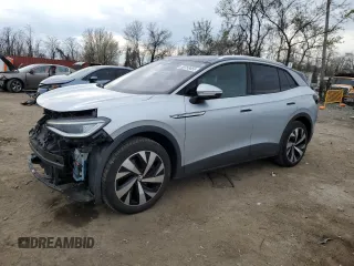 2022 Volkswagen ID.4 Pro S z VIN WVGUNPE23NP063013, wystawiony jako Copart lot #50753455 z przebiegiem 38 594 mil mil oraz Szkody całkowita. Historia ofert i sprzedaży dostępna na DreamBid. Obrazek 1.
