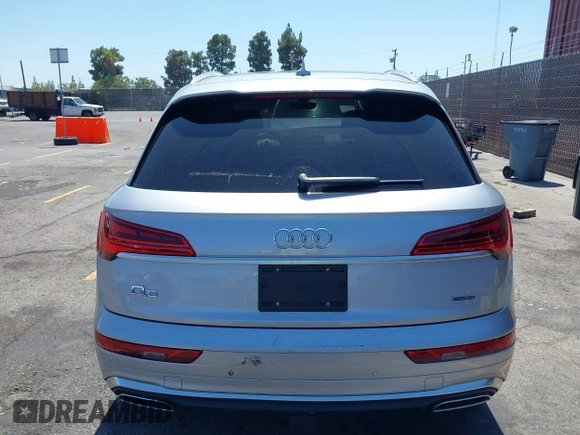 2022 Audi Q5 S line Premium Plus with VIN WA1EAAFY2N2056520, listed as a IAAI auction lot 42531917 with Not provided miles and . Bid and sale history available at DreamBid. Image 16.