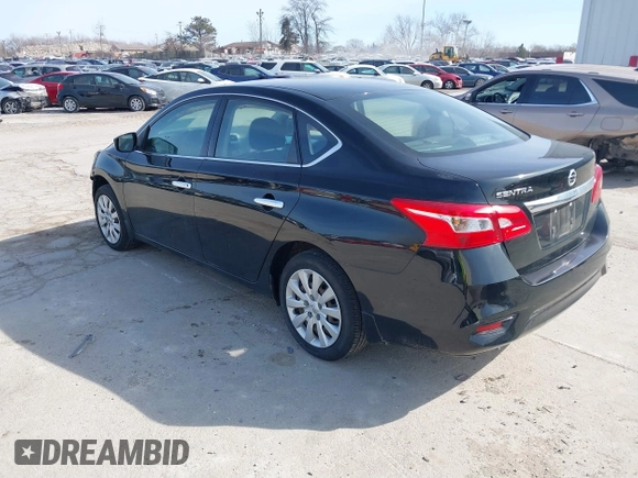 2017 Nissan Sentra SV with VIN 3N1AB7APXHY282073, listed as a IAAI auction lot 41779240 with 14,646 mi miles and . Bid and sale history available at carsss.com. Image 3.