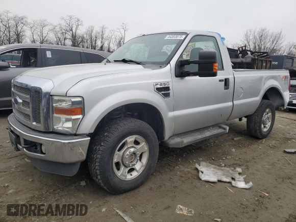 2010 Ford F-250 XL z VIN 1FTNF2B55AEA84619, wystawiony jako Copart lot #44353075 z przebiegiem 224 313 mil mil oraz Szkoda całkowita • Salvage title. Historia ofert i sprzedaży dostępna na DreamBid. Obrazek 1.