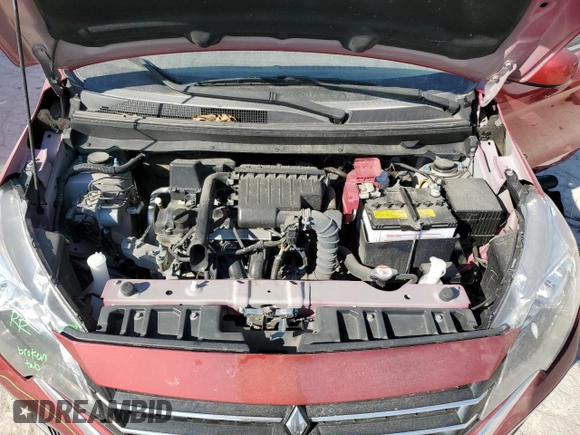 2022 Mitsubishi Mirage ES z VIN ML32AUHJ9NH001458, wystawiony jako Copart lot #48800135 z przebiegiem 39 722 mil mil oraz Szkoda całkowita • Salvage title. Historia ofert i sprzedaży dostępna na DreamBid. Obrazek 14.