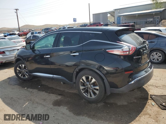 2016 Nissan Murano S with VIN 5N1AZ2MG8GN154865, listed as a Copart auction lot 61421484 with 133,805 mi miles and Salvage Title. Bid and sale history available at carsss.com. Image 2.