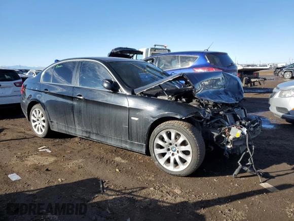 2008 BMW 3 Series 335xi with VIN WBAVD535X8A284173, listed as a Copart auction lot 43446085 with 0 mi miles and Salvage Title. Bid and sale history available at carsss.com. Image 4.