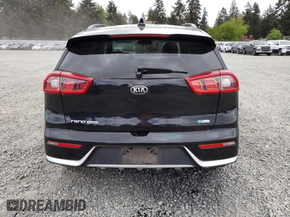 2017 Kia Niro Touring Launch Edition with VIN KNDCC3LC8H5069089, listed as a Copart auction lot 54293064 with 81,987 mi miles and Salvage Title. Bid and sale history available at carsss.com. Image 6.