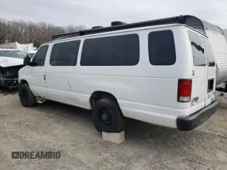 2008 Ford Econoline Passenger XL with VIN 1FBSS31L28DA69858, listed as a Copart auction lot 47398255 with 213,332 mi miles and Salvage Title. Bid and sale history available at DreamBid. Image 2.