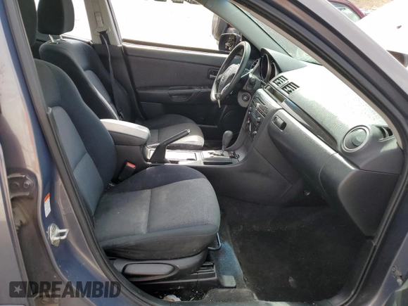 2008 Mazda 3 i Touring with VIN JM1BK32F281863474, listed as a Copart auction lot 52335015 with 177,817 mi miles and Salvage Title. Bid and sale history available at carsss.com. Image 7.