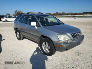 2001 Lexus RX 300 with VIN JTJGF10U310084013, listed as a Copart auction lot 77630024 with 0 mi miles and Salvage Title. Bid and sale history available at carsss.com. Image 4.