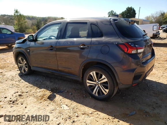 2020 Mitsubishi Outlander ES with VIN JA4AP3AU3LU008250, listed as a Copart auction lot 50710675 with 109,532 mi miles and Salvage title. Bid and sale history available at DreamBid. Image 2.